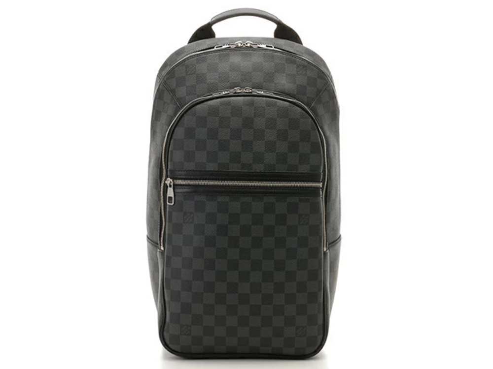 LOUIS VUITTON Michael Backpack Damier Graphite Black
